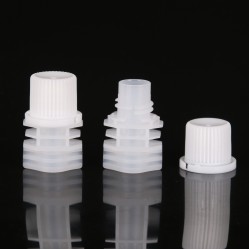 10mm colorful plastic spout and cap for cooking sauce and soy milk